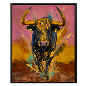 Golden Thunders Charge - Luxury Wall Art