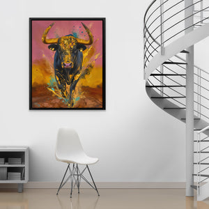 Golden Thunders Charge - Luxury Wall Art