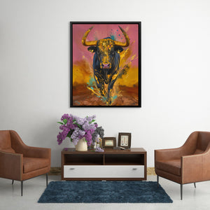 Golden Thunders Charge - Luxury Wall Art