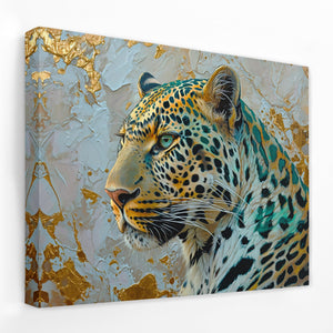 Golden Tundra Leopard - Luxury Wall Art