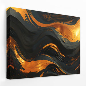 Golden Vortex - Luxury Wall Art