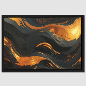 Golden Vortex - Luxury Wall Art