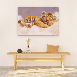 Golden Whiskers - Luxury Wall Art