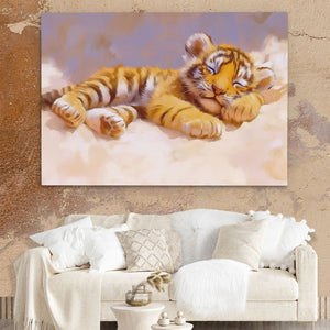 Golden Whiskers - Luxury Wall Art