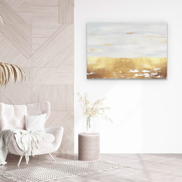 Golden White River in a room