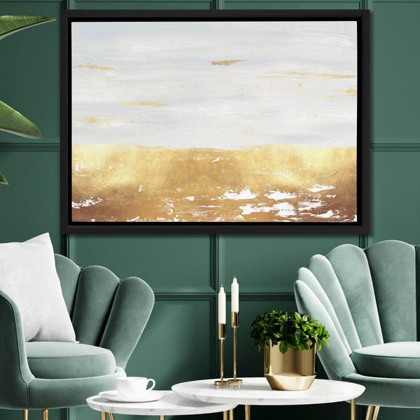 Golden White River in a room