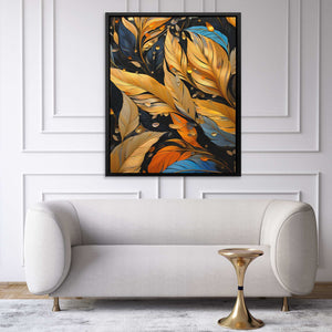 Golden Wingtips - Luxury Wall Art