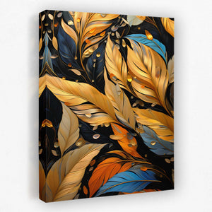 Golden Wingtips - Luxury Wall Art