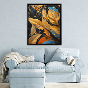 Golden Wingtips - Luxury Wall Art