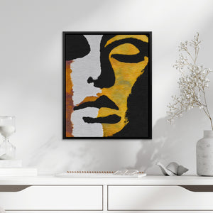 Golden Woman Silhouette — Golden Woman Silhouette White Snail Table 268