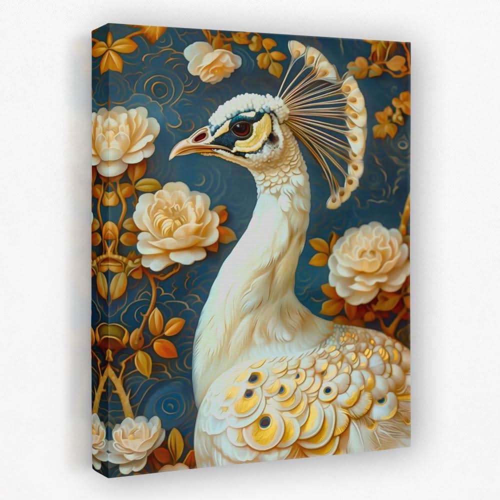 Golden Zen - Albino Canvas Wall Art