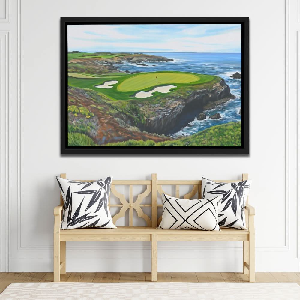 Golf Course on the Ocean - Luxury Wall Art