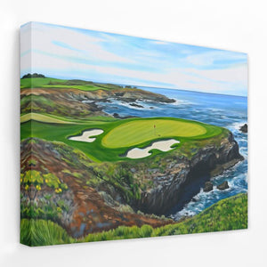Golf Course on the Ocean - Luxury Wall Art