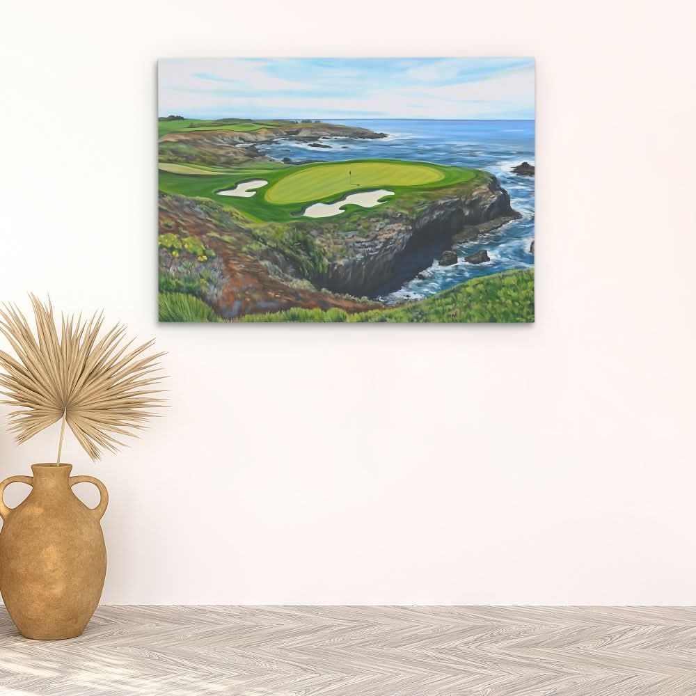 Golf Course on the Ocean - Luxury Wall Art