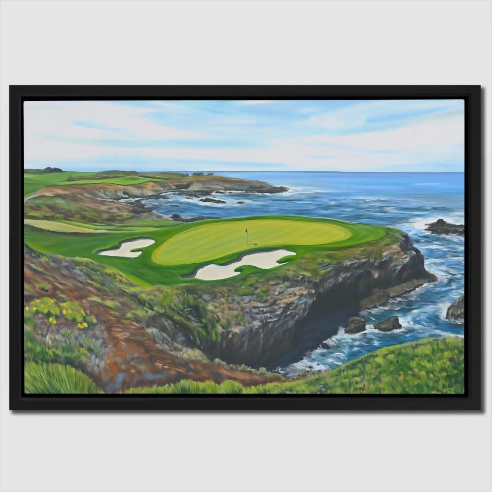 Golf Course on the Ocean - Luxury Wall Art