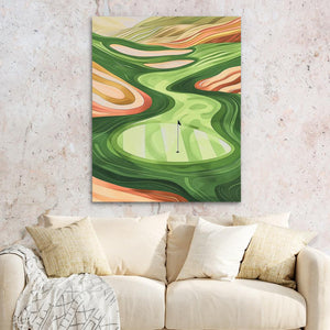 Golf Course Vista - Luxury Wall Art