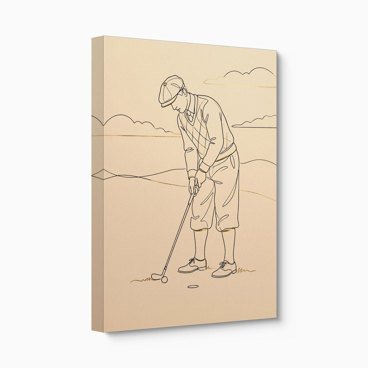 Golfer's Stroke - Luxury Wall Art