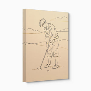 Golfer's Stroke - Luxury Wall Art