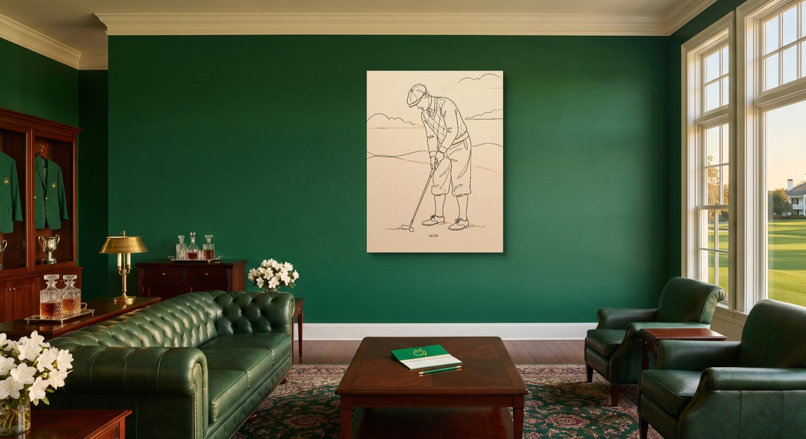 Golfer's Stroke - Luxury Wall Art