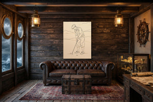 Golfer's Stroke - Luxury Wall Art
