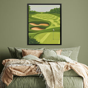 Golfing Greens - Luxury Wall Art