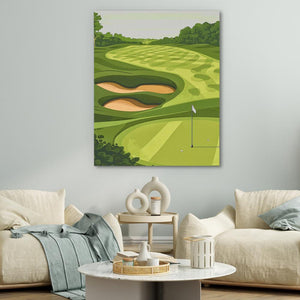 Golfing Greens - Luxury Wall Art