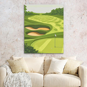 Golfing Greens - Luxury Wall Art