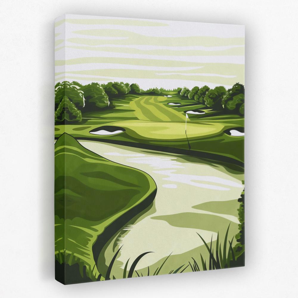 Golfing Retreat - Luxury Wall Art