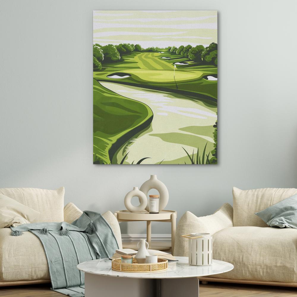 Golfing Retreat - Luxury Wall Art
