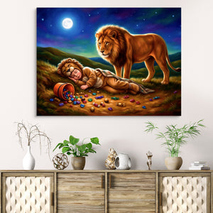 Gondolas Moonlit Planet — gondolas moonlit planet sq beach cabinet 1land flush print