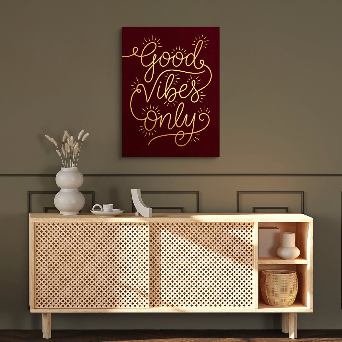 Good Vibes Only - Luxury Wall Art