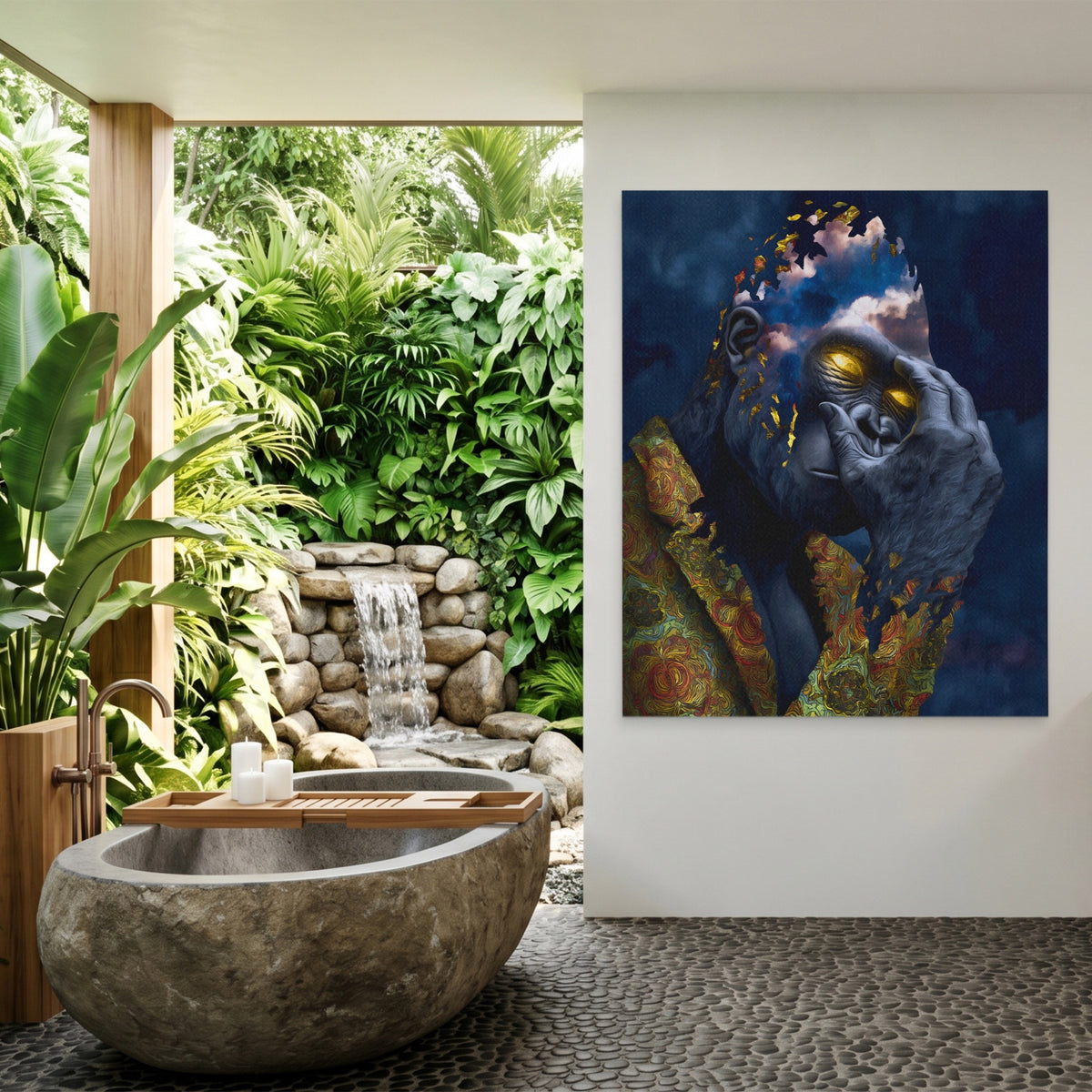 Gorilla Celestial Sky — Gorilla Celestial Sky Outdoor Bathroom Port 115