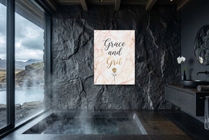 Grace Grit Marble — grace grit marble small bathroom with window 1port flush print