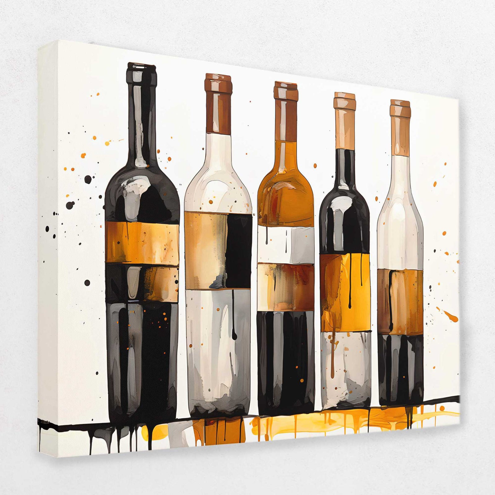 Grape Palette - Alcohol Canvas Wall Art