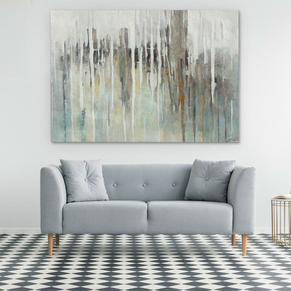 Graphic Smudges - Large Abstract Canvas Print