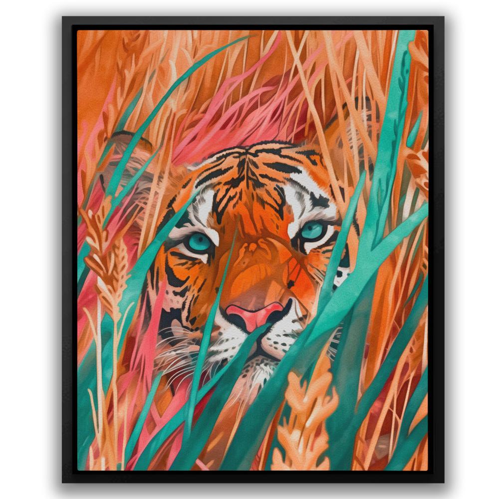 Grassy Tiger - Luxury Wall Art