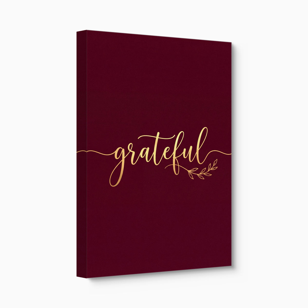 Grateful — grateful angled flush print