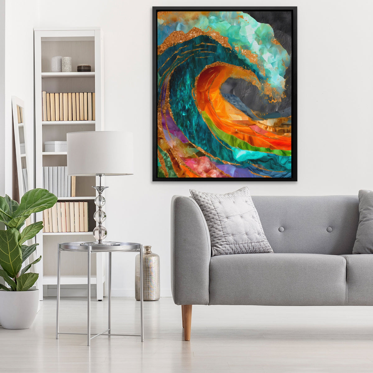 Great Wave Reimagined — Great Wave Reimagined Window Light V2 294