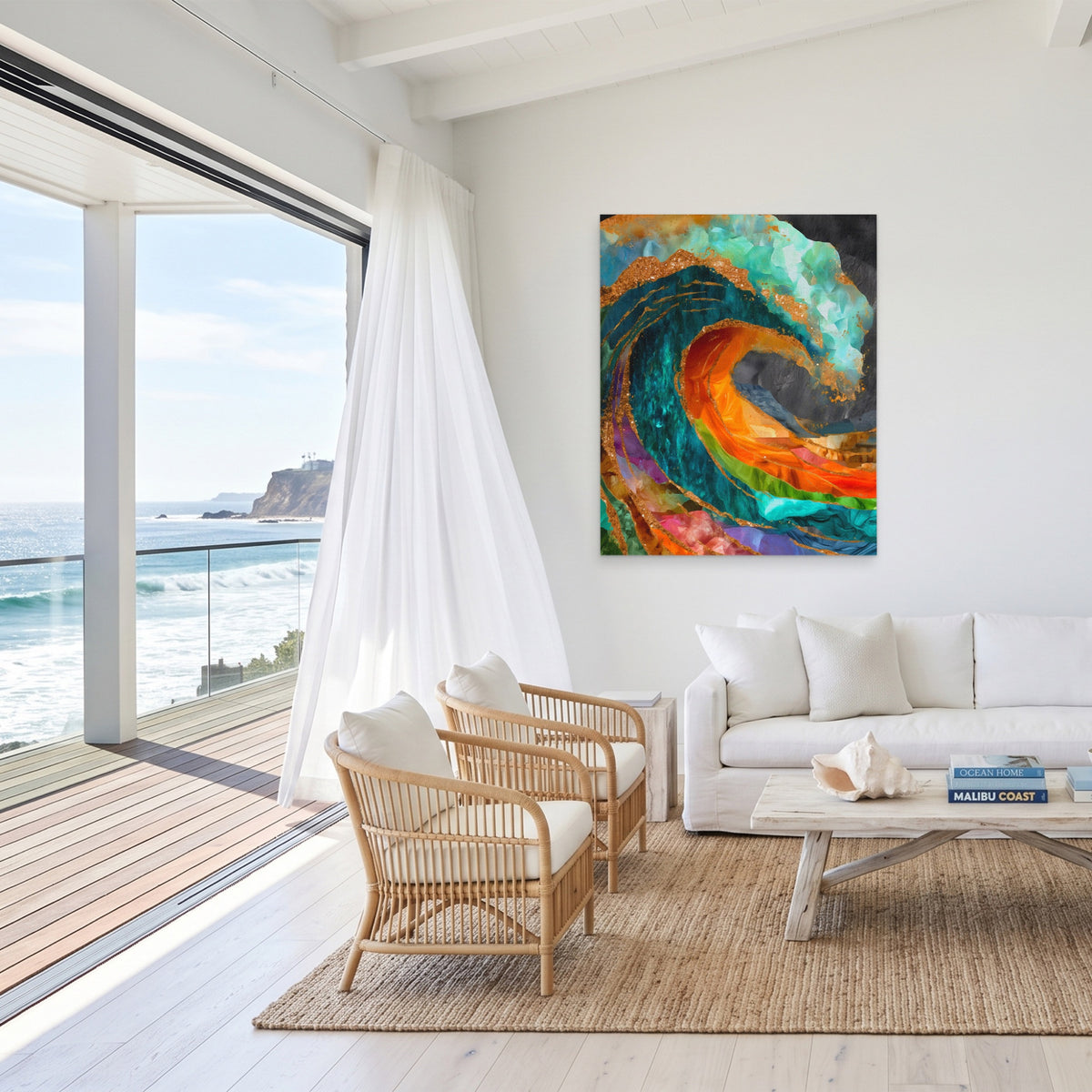 Great Wave Reimagined — Great Wave Reimagined Malibu Beach Port 74