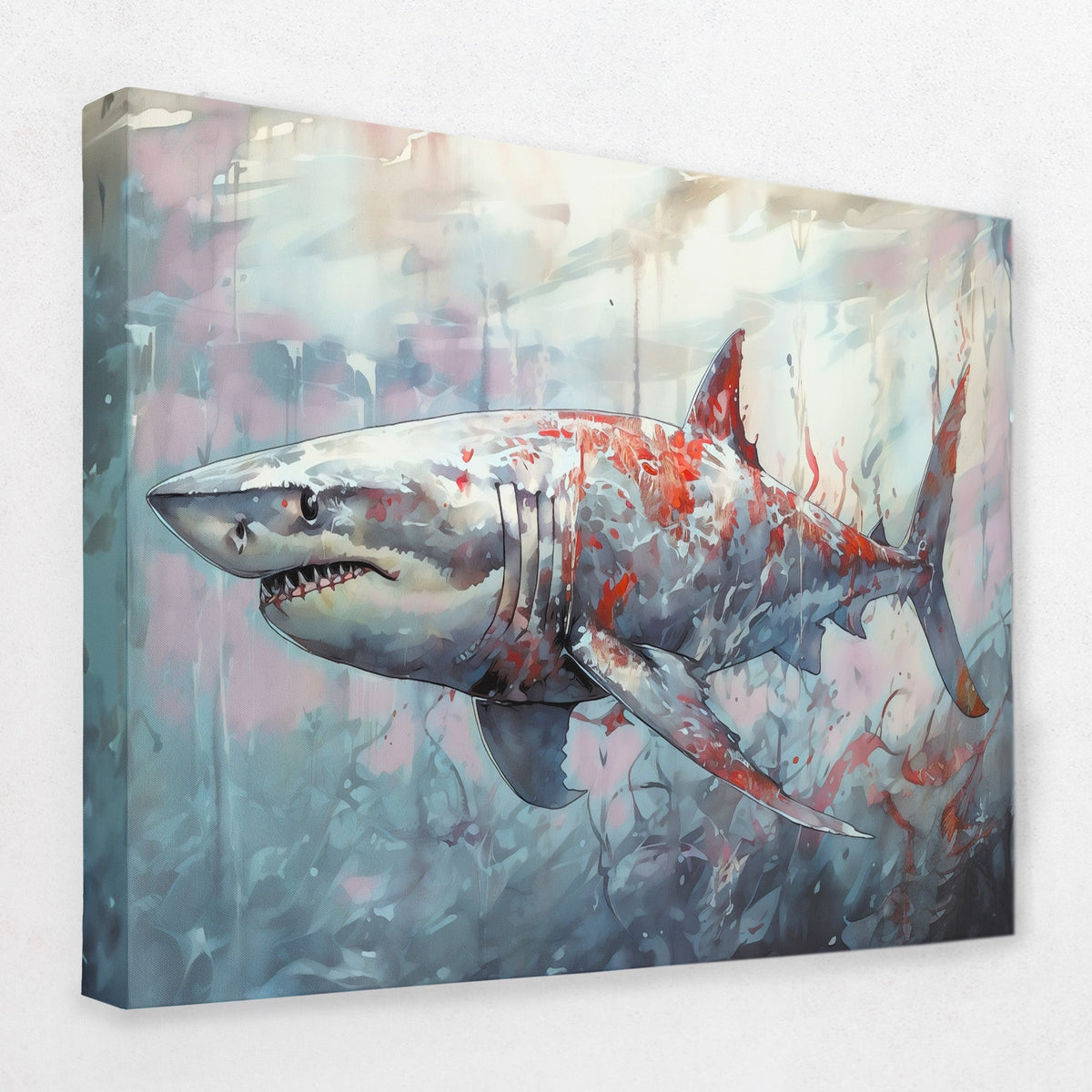 Great White Depths - Luxury Wall Art