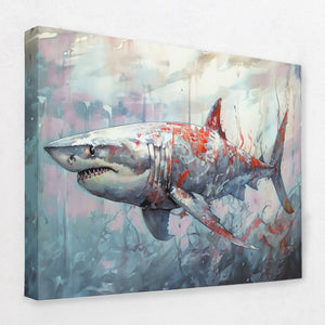 Great White Depths - Luxury Wall Art