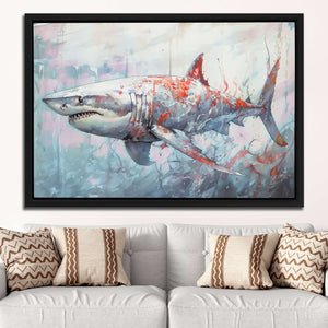 Great White Depths - Luxury Wall Art