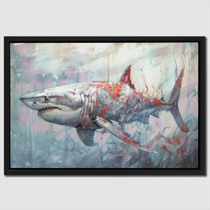 Great White Depths - Luxury Wall Art