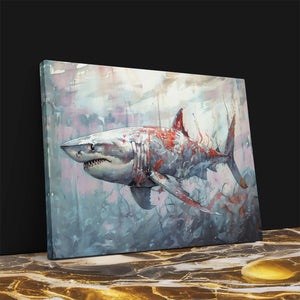 Great White Depths - Luxury Wall Art