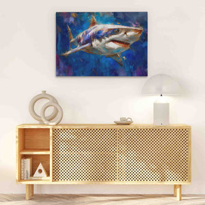 Great White Watercolor - Luxury Wall Art