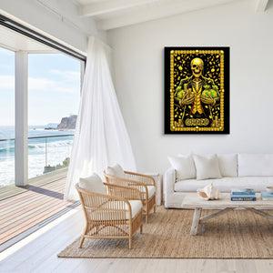 Greed's Grasping Hand — greed's grasping hand sq malibu beach 1port flush print