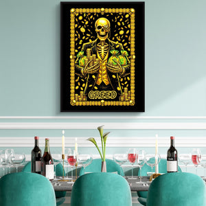Greed's Grasping Hand - Luxury Wall Art