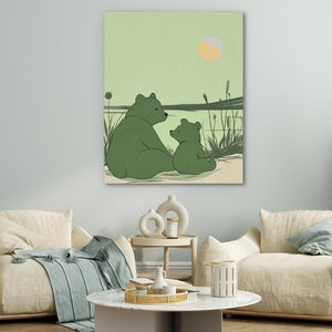 Green Bears - Luxury Wall Art