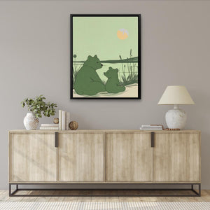 Green Bears - Luxury Wall Art