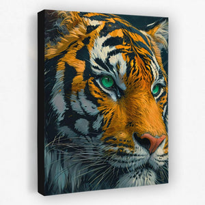 Green Eyed Tiger - Luxury Wall Art